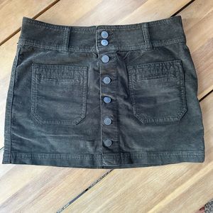 We the Free, Corduroy Mini Skirt, Size. Worn once.
